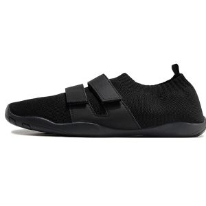 Snknow Gym Sports Weightlifting Shoes, Black, Mesh