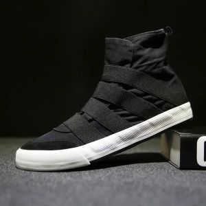 Snknow Canvas High Top Sneakers, Black, Canvas